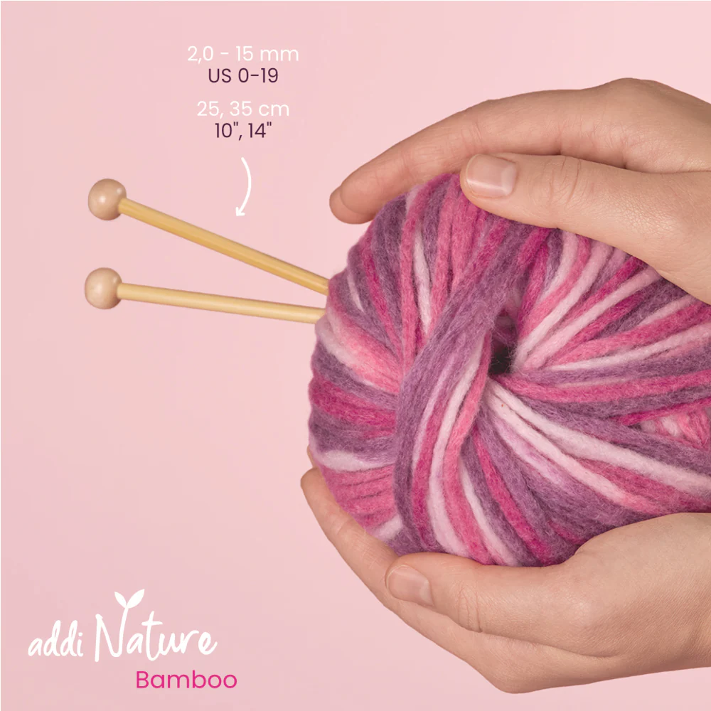 addiNature Bamboo Jackenstricknadel – einzeln (2–9 mm) - Image 2