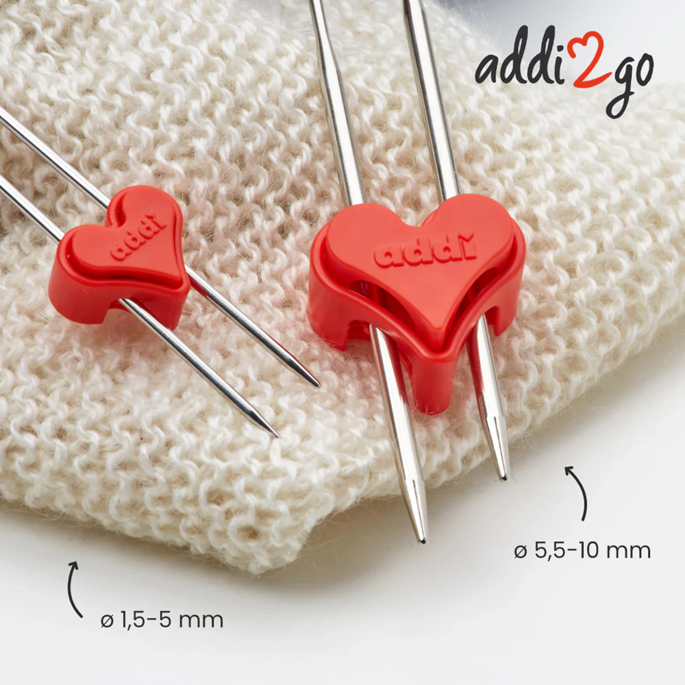 addiToGo Maschensicherung Herz-Set - 2 Stk - Image 2