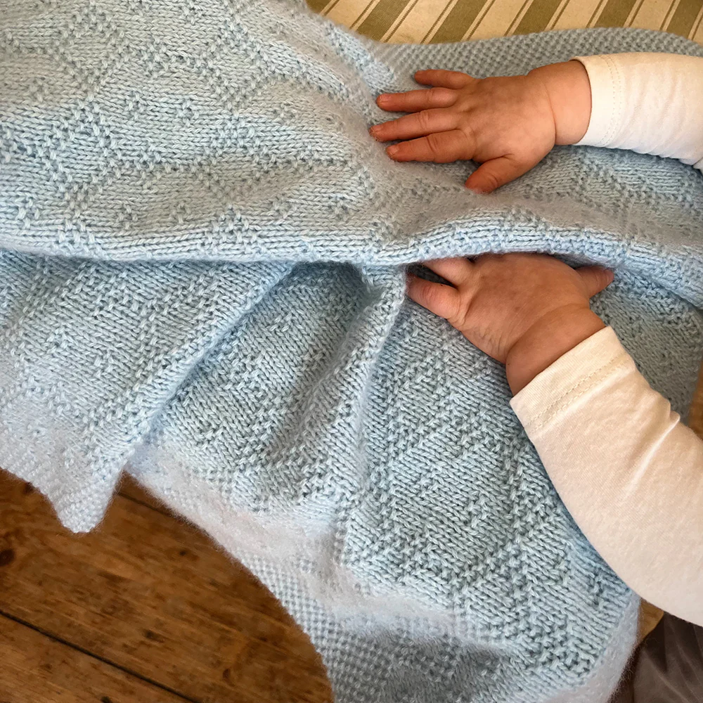 STRICKANLEITUNG | BABYDECKE LITTLE DIAMONDS - Image 4