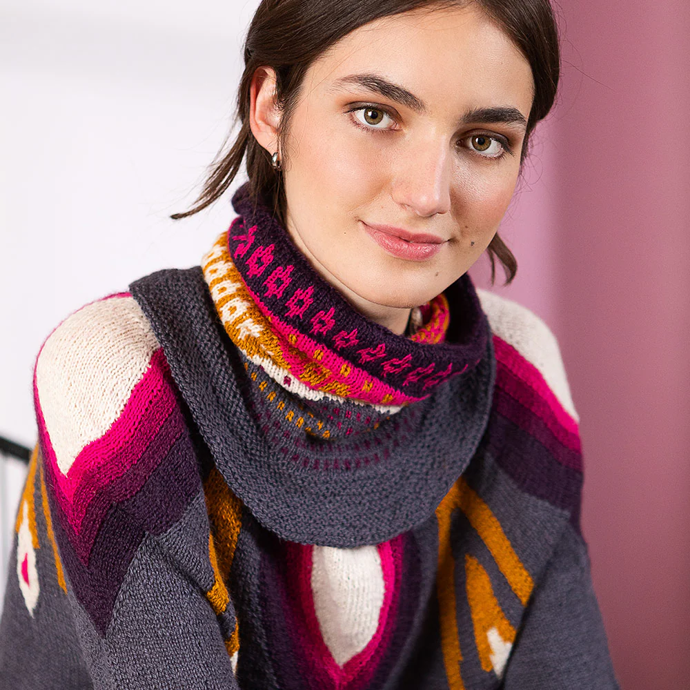STRICKANLEITUNG | COWL ORCHIDEJA