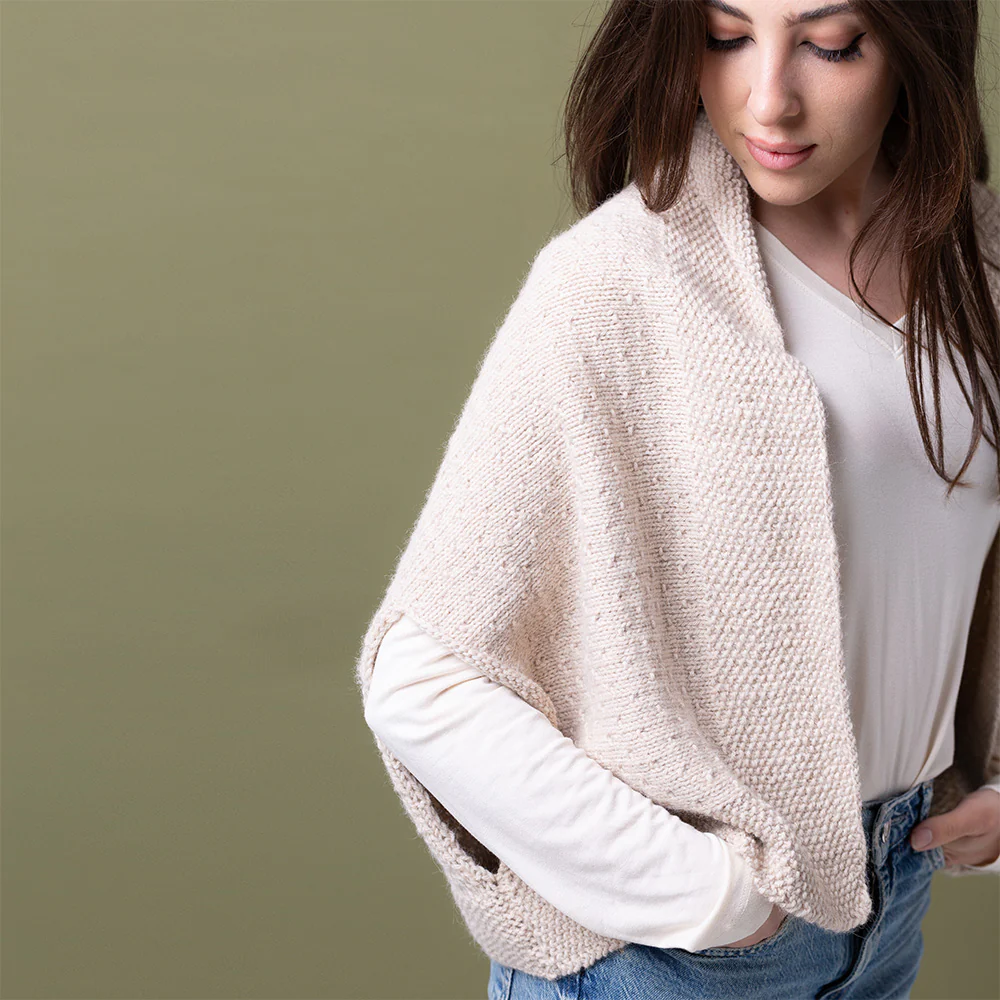 STRICKANLEITUNG | DOTTED CAPE - Image 3