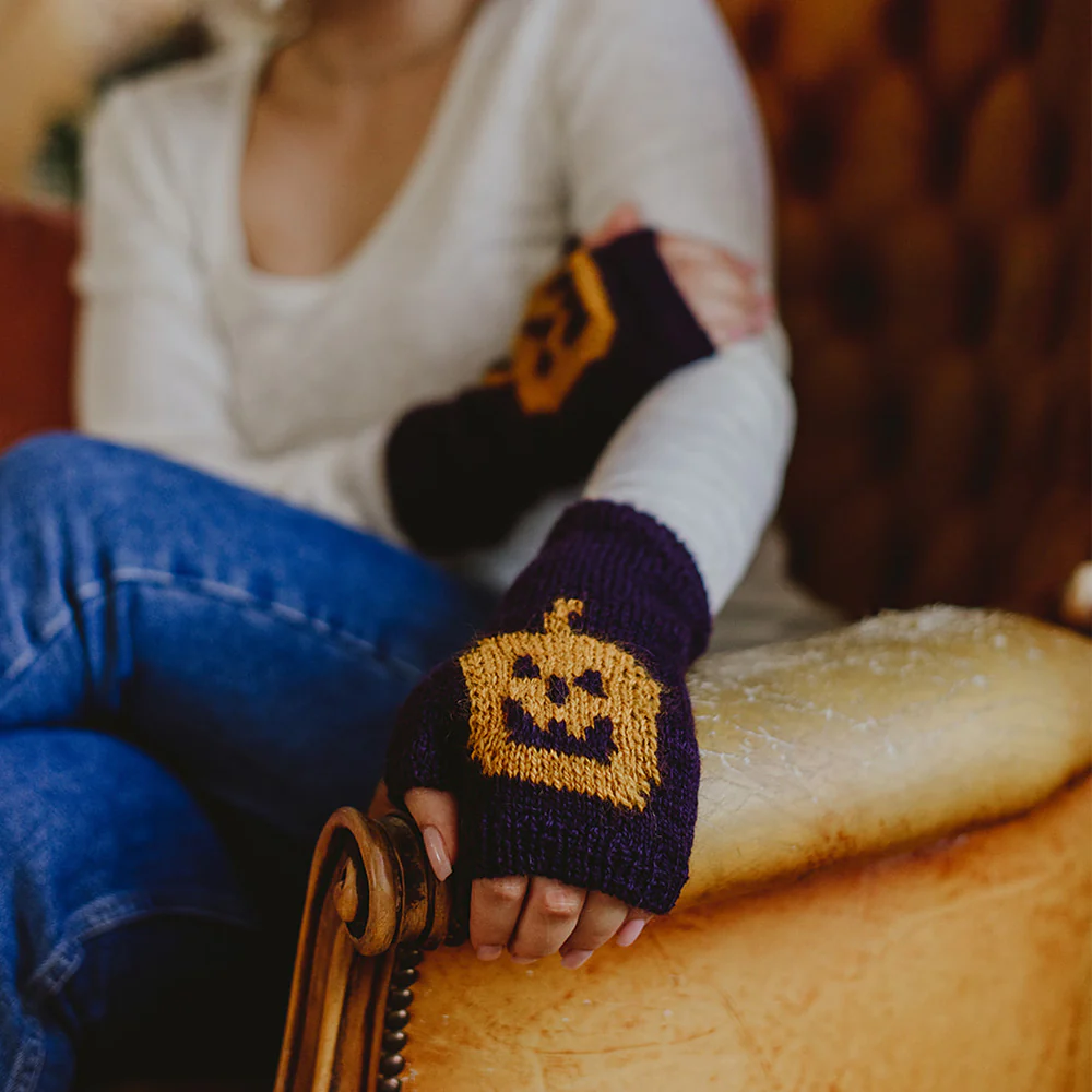 STRICKANLEITUNG | HALLOWEEN STULPEN PUMKY