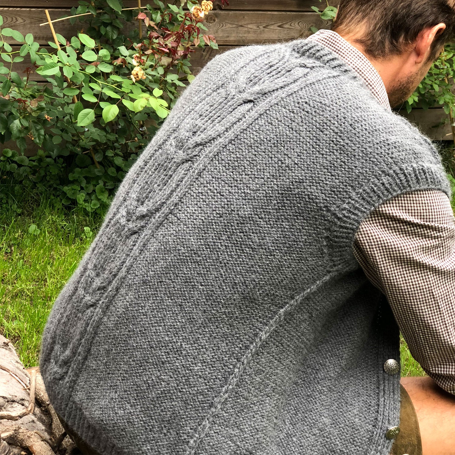 STRICKANLEITUNG | HERRENWESTE MÚNICH - Image 3