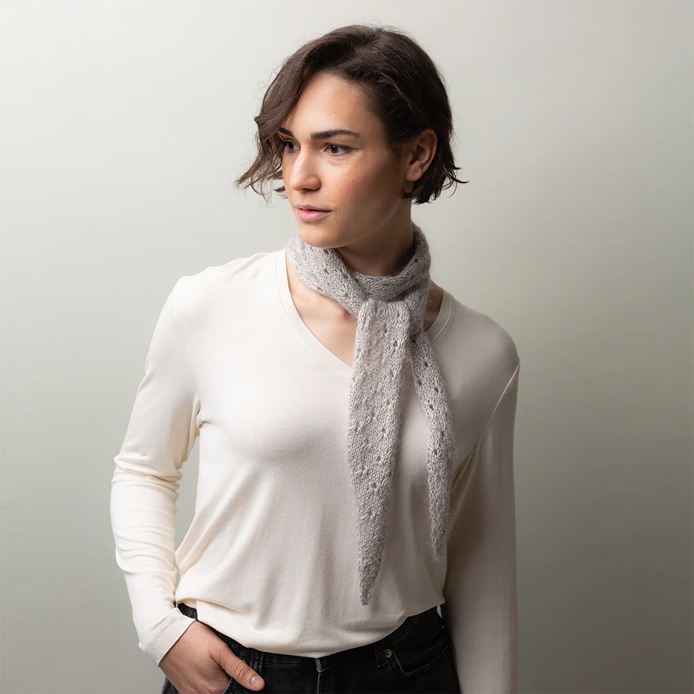 STRICKANLEITUNG | MINISCHAL TIDE EYELETS