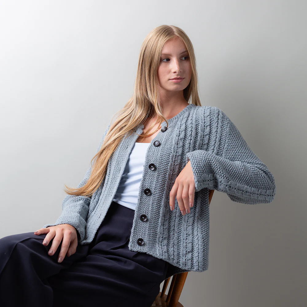 STRICKANLEITUNG | MOSS TWIST CARDIGAN