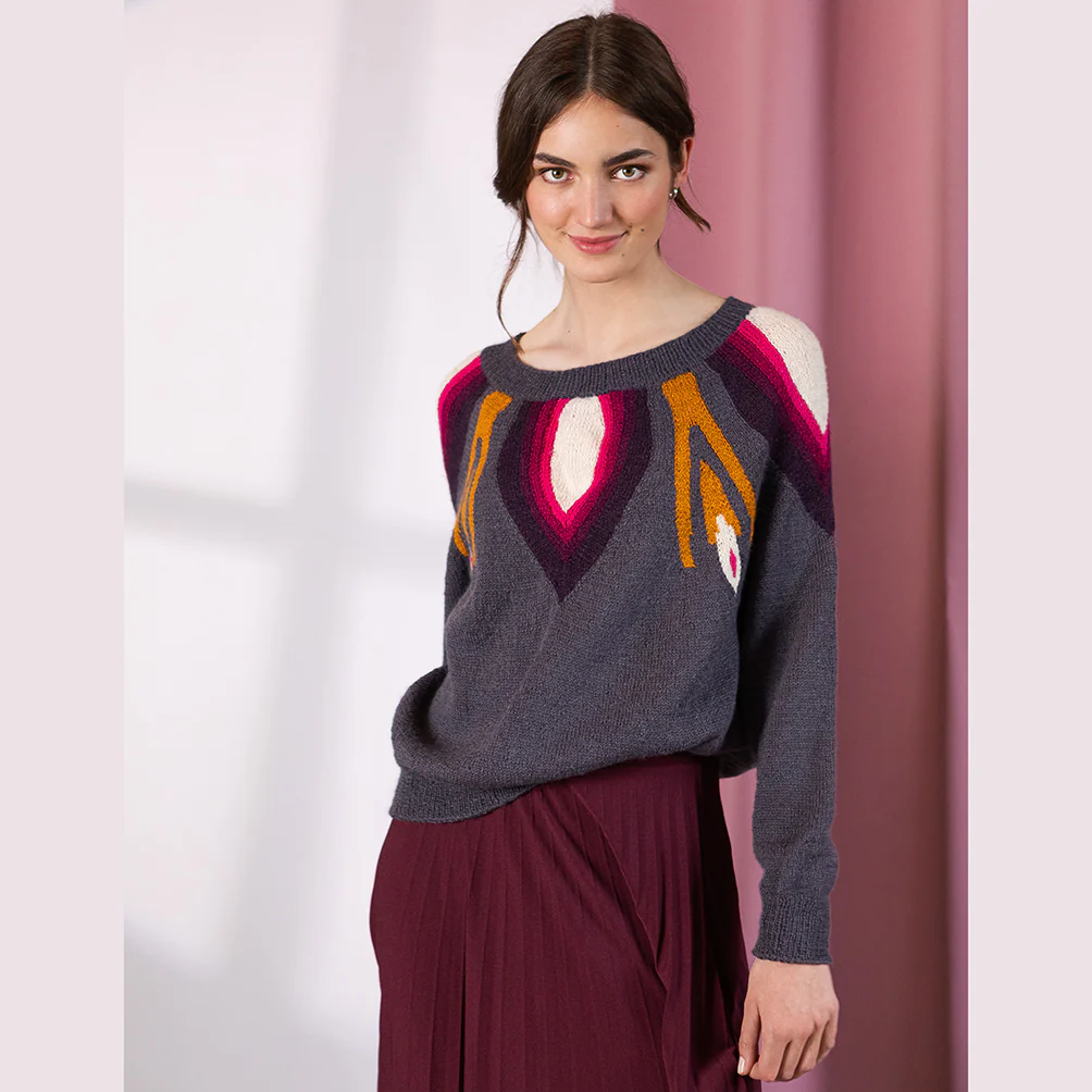 STRICKANLEITUNG | PULLOVER ORCHIDEJA