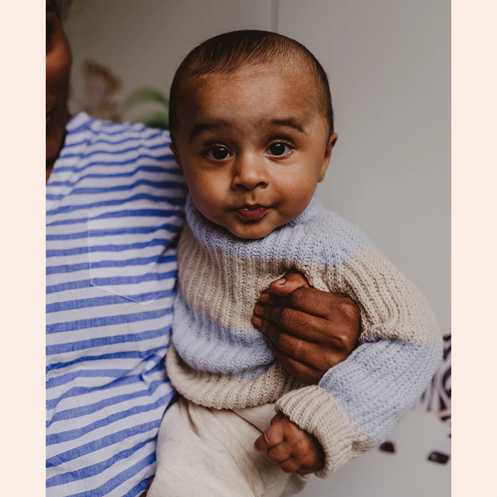 STRICKANLEITUNG | BABY PULLOVER PEPITO - Image 4